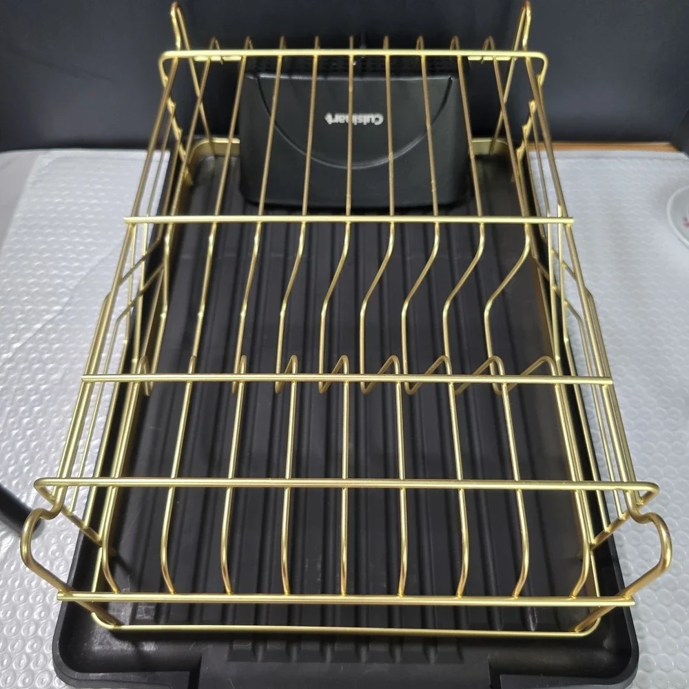 Cuisinart Dish Drain Gold Black EUC 17